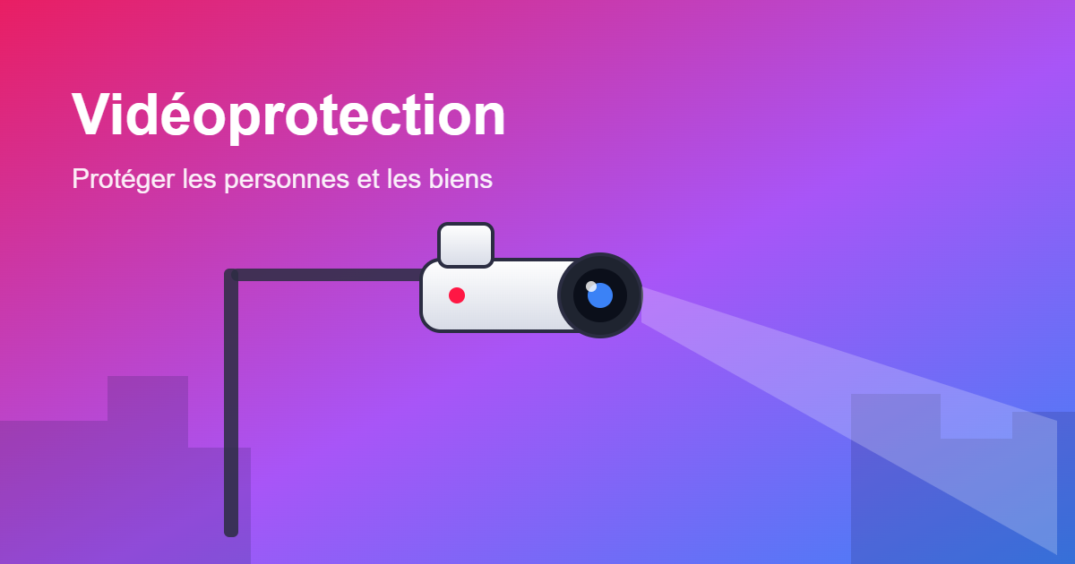 Caméra de vidéoprotection urbaine pour la sécurité des communes