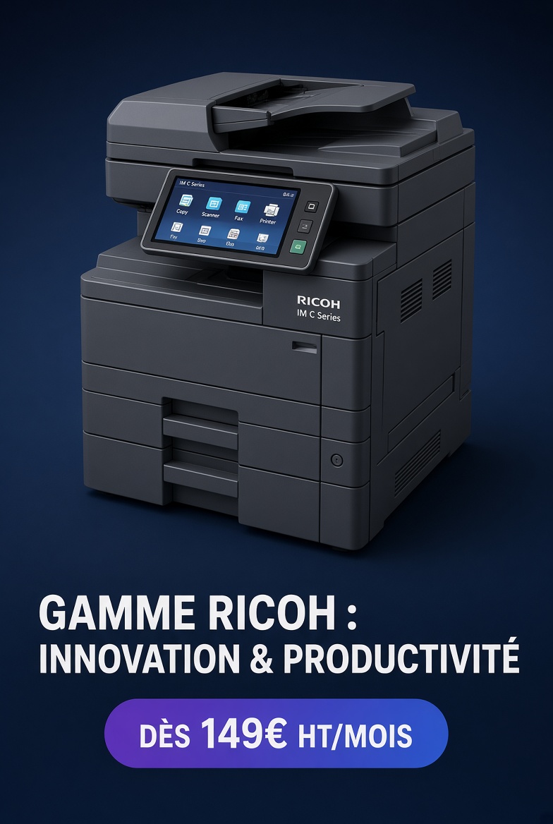 Multifonction Ricoh IM C Series en leasing
