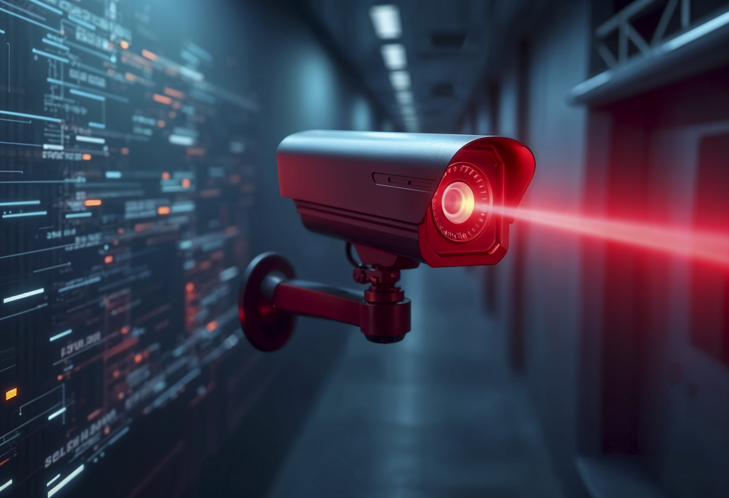 Caméra de surveillance avec analyse vidéo par intelligence artificielle